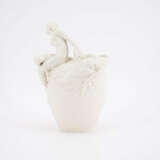 PORCELAIN ART NOUVEAU VASE WITH MERMAID - photo 2