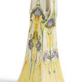 PORCELAIN VASE WITH CORNFLOWERS AND EARS OF CORN - photo 1