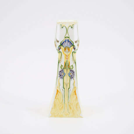PORCELAIN VASE WITH CORNFLOWERS AND EARS OF CORN - photo 3