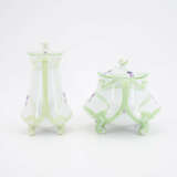 PORCELAIN COFFEE AND TEA SERVICE WITH VIOLET DECORATION FOR SIX - photo 9