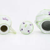 PORCELAIN COFFEE AND TEA SERVICE WITH VIOLET DECORATION FOR SIX - photo 12