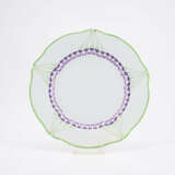PORCELAIN COFFEE AND TEA SERVICE WITH VIOLET DECORATION FOR SIX - photo 15