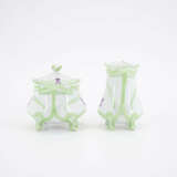 PORCELAIN COFFEE AND TEA SERVICE WITH VIOLET DECORATION FOR SIX - photo 19