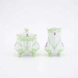 PORCELAIN COFFEE AND TEA SERVICE WITH VIOLET DECORATION FOR SIX - photo 21