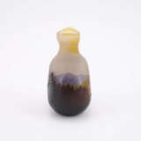 SMALL GLASS VASE WITH ALPINE LANDSCAPE - photo 4