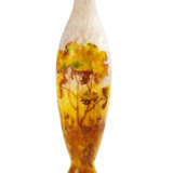 LARGE GLASS VASE WITH AUTUMN LANDSCAPE - фото 8