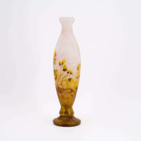 LARGE GLASS VASE WITH AUTUMN LANDSCAPE - фото 9