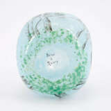Kleine Vase mit Birkenwald und Schwänen - Foto 9