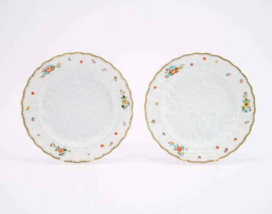 PORCELAIN MOCCA SERVICE FOR SIX FROM THE SWAN SERVICE - photo 2