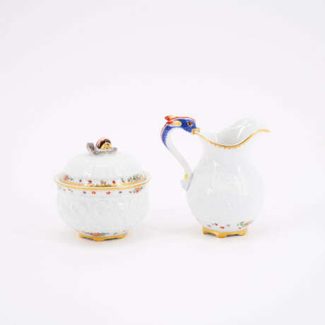 PORCELAIN MOCCA SERVICE FOR SIX FROM THE SWAN SERVICE - photo 4