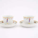 PORCELAIN MOCCA SERVICE FOR SIX FROM THE SWAN SERVICE - photo 19