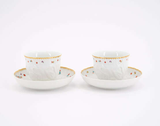 PORCELAIN MOCCA SERVICE FOR SIX FROM THE SWAN SERVICE - photo 21