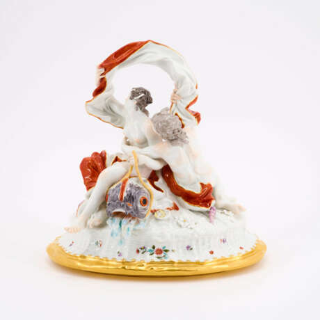 PORCELAIN TUREEN WITH DECOR OF THE SWAN SERVICE WITH THE FIGURINES OF ACIS AND GALATEA - фото 9