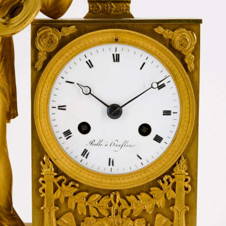 BRONZE CLOCK WITH MUSICIAN - photo 5