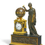 MONUMENTAL MARBLE CLOCK URANIUM WITH ROTATING PLANETARIUM - photo 2
