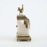 METAL TABLE CLOCK WITH ROCK CRYSTAL - photo 4