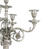 PAIR OF EXTRAORDINARY LARGE SILVER GIRANDOLES - photo 2