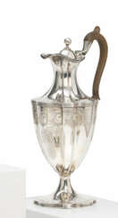 LARGE SILVER GEORGE III JUG