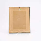 A PAIR OF GLASS PAINTINGS WITH ELEGANT MAN, A LETTER IN HAND, AND ELEGANT WOMAN WITH MUFF - photo 5