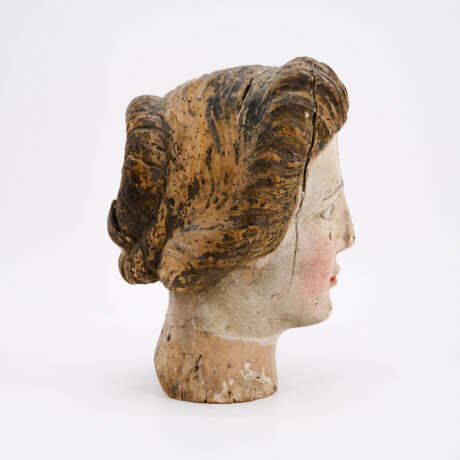 WOODEN HEAD OF A FIGUREHEAD - photo 4