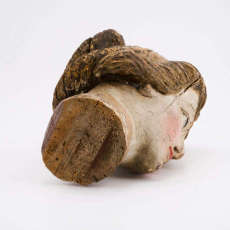 WOODEN HEAD OF A FIGUREHEAD - photo 6