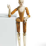SMALL WOODEN JOINTED FIGURE - photo 1