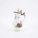 PORCELAIN WASHBASIN SET WITH SCENES AFTER TENIERS - photo 2