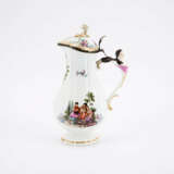 PORCELAIN WASHBASIN SET WITH SCENES AFTER TENIERS - photo 11