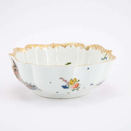 PORCELAIN WASHBASIN SET WITH SCENES AFTER TENIERS - photo 18