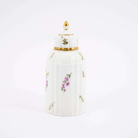 BALUSTER-SHAPED TEA CADDY WITH FLOWER DECORATION - фото 5