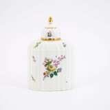 BALUSTER-SHAPED TEA CADDY WITH FLOWER DECORATION - фото 6