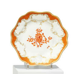 PORCELAIN PLATE FROM THE SO CALLED "MOELLENDORFF-SERVICE"