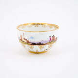 PORCELAIN TEA BOWL WITH CIRCUMFERENTIAL SHOPPING TRIP SCENE - photo 2