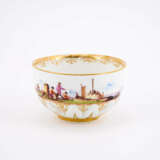 PORCELAIN TEA BOWL WITH CIRCUMFERENTIAL SHOPPING TRIP SCENE - photo 6