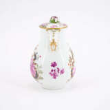 PORCELAIN COFFEE POT WITH FINEST DEPICTION IN PURPLE CAMAIEU - фото 5
