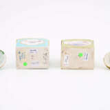 PORCELAIN TEA CADDY WITH GREEN & TEA CADDY WITH TURQUOISE GROUND AND FLORAL CARTOUCHES - photo 8