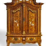 WOODEN MUSEUM CUPBOARD WITH HUNTING SCENE - photo 1