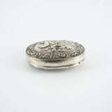 SILVER OVAL BOX WITH MUSICIAN AND SEA GOD ON HIPPOCAMPUS - photo 3
