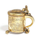 LARGE SILVER VERMEIL TANKARD WITH DEPICTIONS OF THE THREE CHRISTIAN VIRTUES - photo 1
