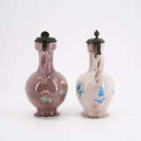 TWO STONE SHORT-NECKED EWER WITH FLORAL CARTOUCHES - photo 3