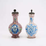 TWO STONE SHORT-NECKED EWER WITH FLORAL CARTOUCHES - photo 5