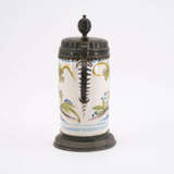 LARGE "WALZENKRUG" TANKARD WITH HUNTER - photo 3