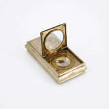 METAL SNUFF BOX WITH BUILT-IN WATCH - photo 5