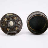 RARE WALNUT BOX WITH TIN AND MOTHER-OF-PEARL INLAYS - photo 6