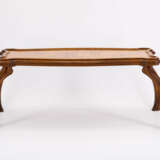 SMALL WOODEN TABLET TABLE WITH BIRCH BRANCH AND BUTTERFLY - photo 3