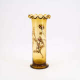 LARGE CYLINDRICAL GLASS VASE 'CHARDONS DE LORRAINE' - photo 4