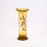 LARGE CYLINDRICAL GLASS VASE 'CHARDONS DE LORRAINE' - photo 5