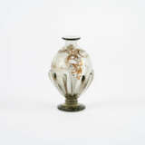 SMALL GLASS VASE WITH SMALL LAKE AND FISHERMAN - photo 3