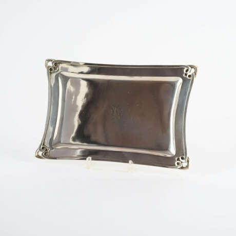 SILVER ART NOUVEAU PLATTER - photo 1