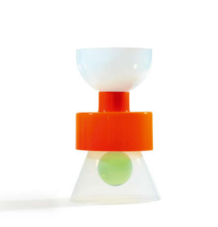 LARGE GLASS VASE OBJECT "NEBULOSA" - photo 1